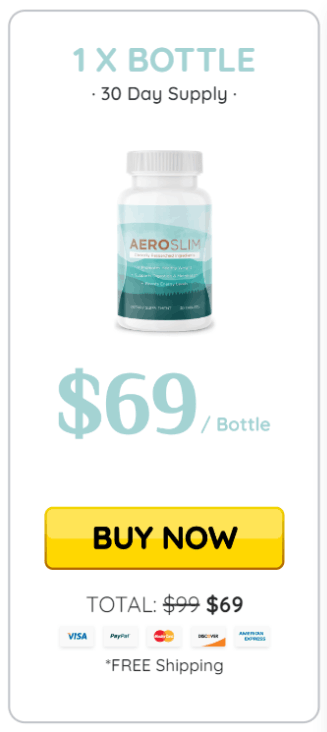 aeroslim 1 $69 bottle